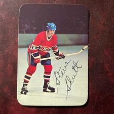 1977-78 O-Pee-Chee OPC GLOSSY Insert Set STEVE SHUTT #19 CANADIENS - NR-MINT