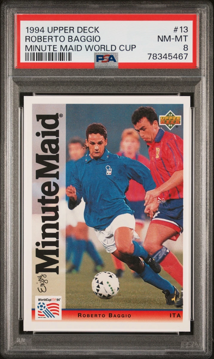 1994 Upper Deck World Cup Minute Maid - Roberto Baggio #13 for