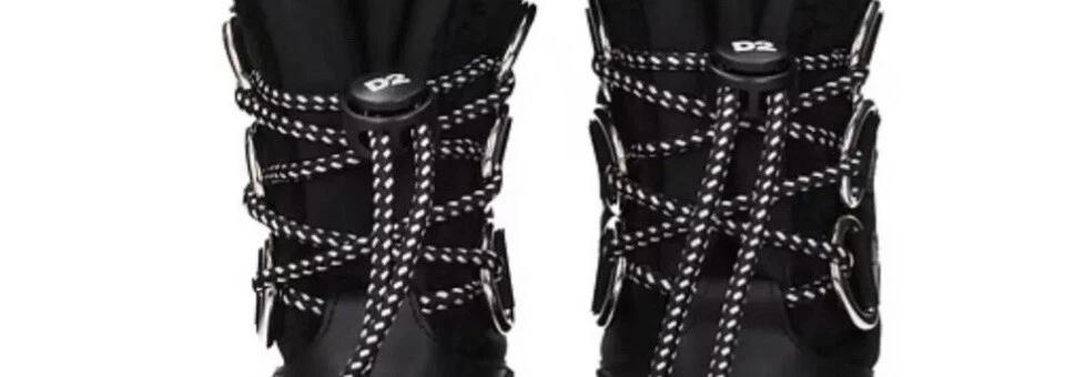 Botines negros para mujer Dsquared2 talla 9 Foto 4 de 4