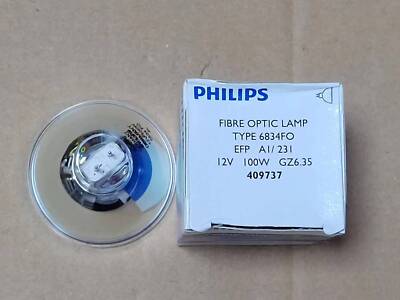 1PC New Philips TYPE 6834FO EFP 12V 100W microscope projector lamp cup