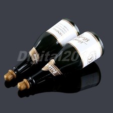2/10pcs Champagne Bubble Bottles Model  Wedding Party Decor Dollhouse Supplies