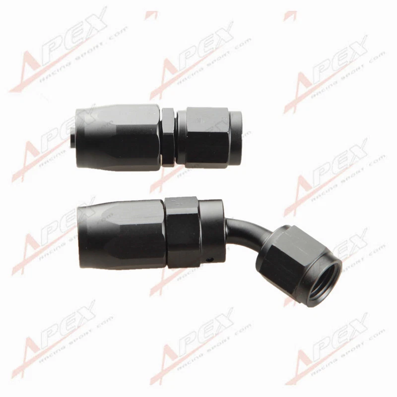 Nylon Cover Braided -16 AN16 Oil Fuel Gas Line Hose 1M + Swivel Hose End Fitting - Image 3 of 4