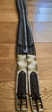 52 Inch Dark Brown Single Side Elastic English Girth