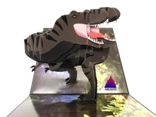 3D Pop Up Greeting Card Tyrex T Rex Tyrannosaur Dinosaur Birthday Kid Children