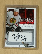 2004 Ultimate Memorabilia Tyler Arnason autograph auto 104/135
