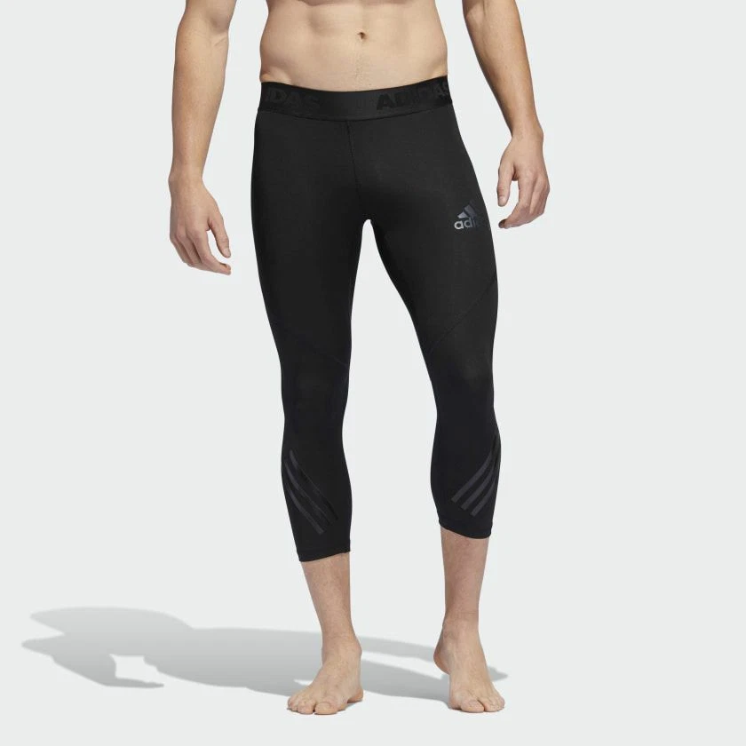adidas Alphaskin Climalite 3 4 Men s Tights Running Fitness Yoga