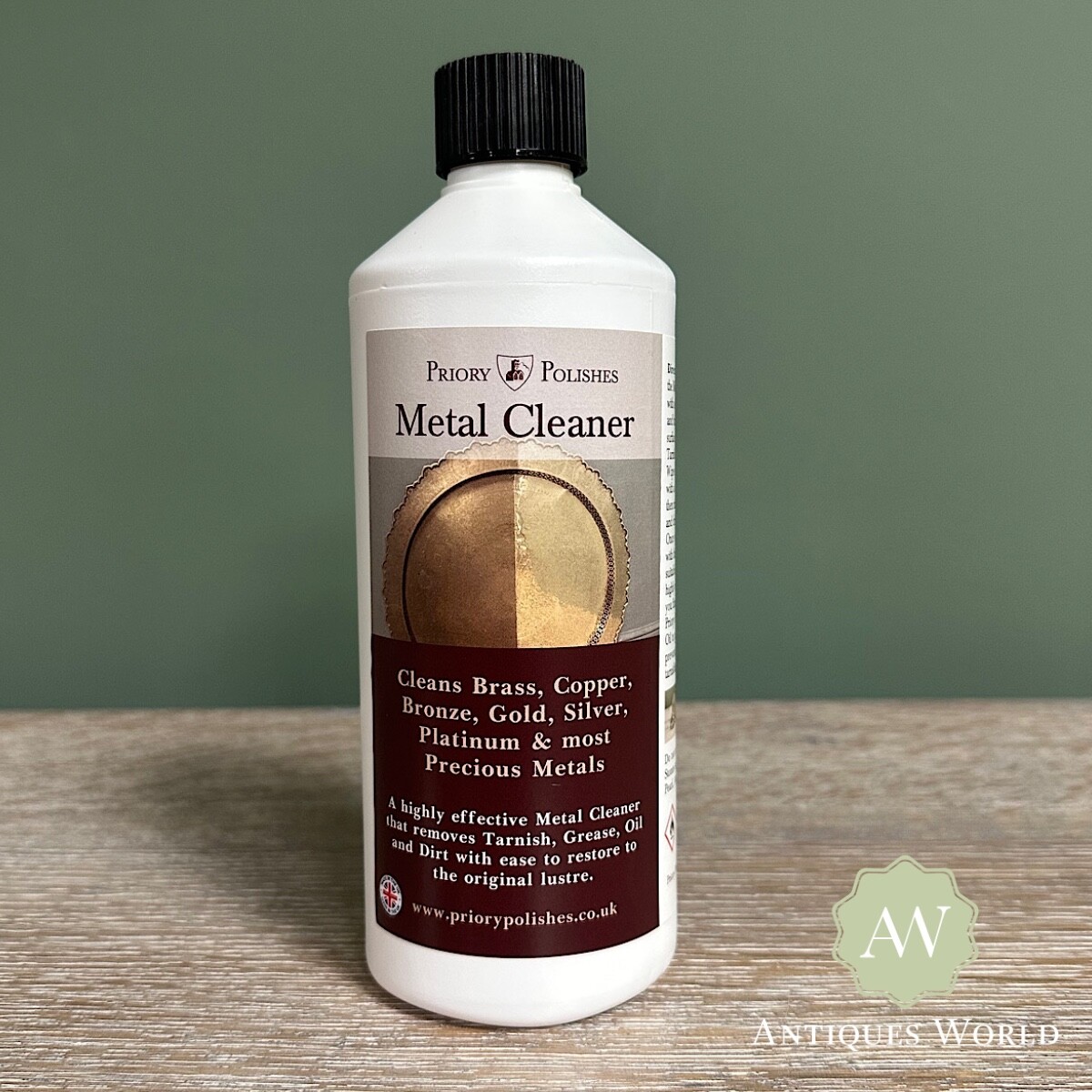 Priory Polishes Metal Cleaner 500ml