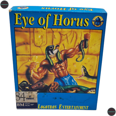 Eye of Horus  IBM PC 3.5 Floppy Spiel Big Box Logotron 1989