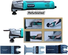 FastCraft Oscillating Multi Tool GUARANTEED POWER + 3 Oscillating Saw Blades