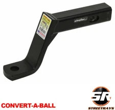 Convert-A-Ball AM-SC-6 Cushioned Ball Mount for 2" Hitches 4-3/4" Rise 6" Drop