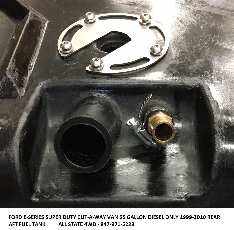 Ford Van Super Duty Cut-Away 55 Gallon Diesel Plastic Fuel