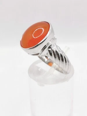 Achat Damen Ring Edelstein Sterlingsilber Gr. 53 - Bild 1 von 4