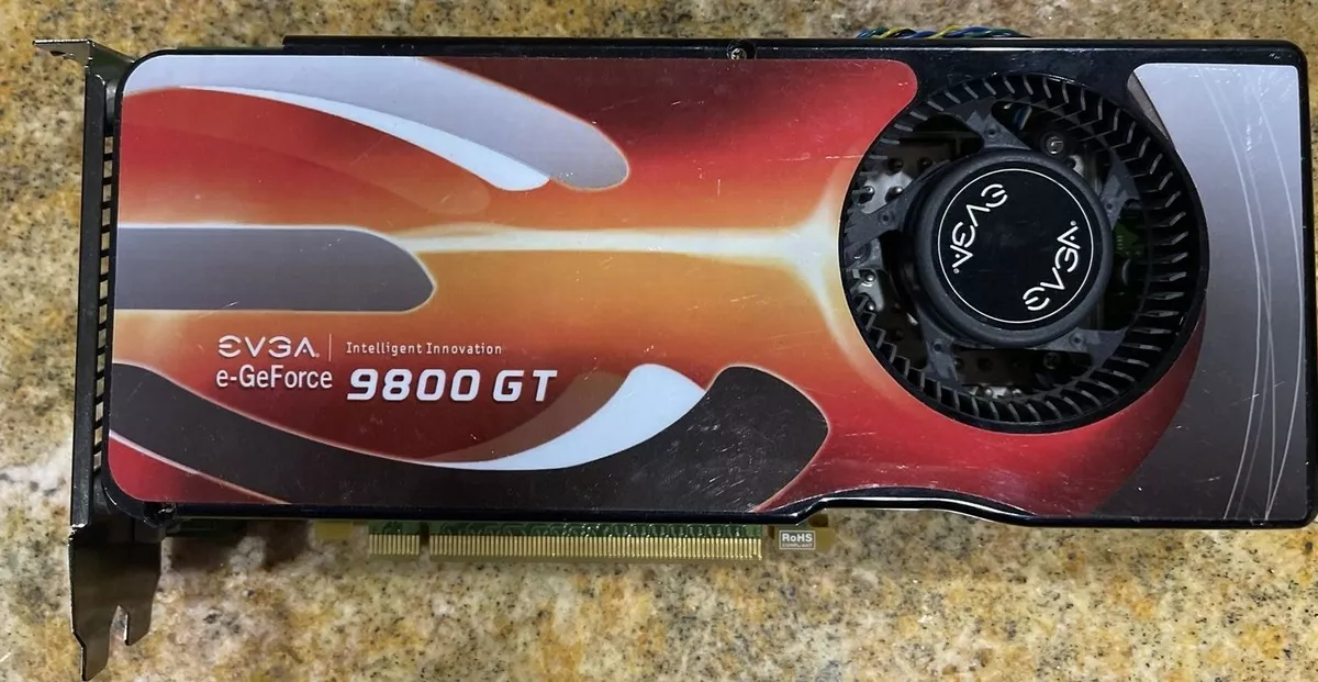 EVGA Nvidia GeForce 9800GT 512GB Video Card DVI S Video 2CPXM 512