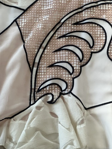 Viktor & Rolf Italian Collage Style Dress Lined With Silk Size EU38/US XS - Picture 9 of 11