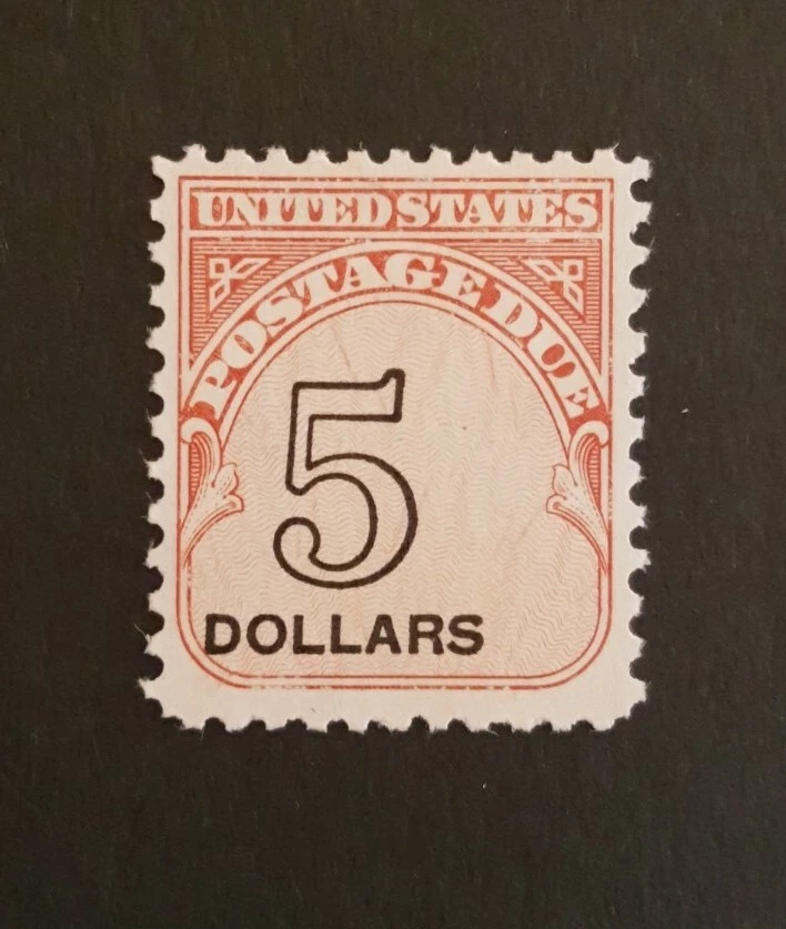 J100 $1.00 and J101 $5.00 Postage Dues - Vignette Shifts - MNH-OG  - Image 3 of 3
