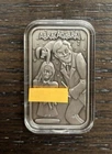 CMG Mint Abracadabra 1 Troy Oz .999 Silver Antiqued Art Bar With COA