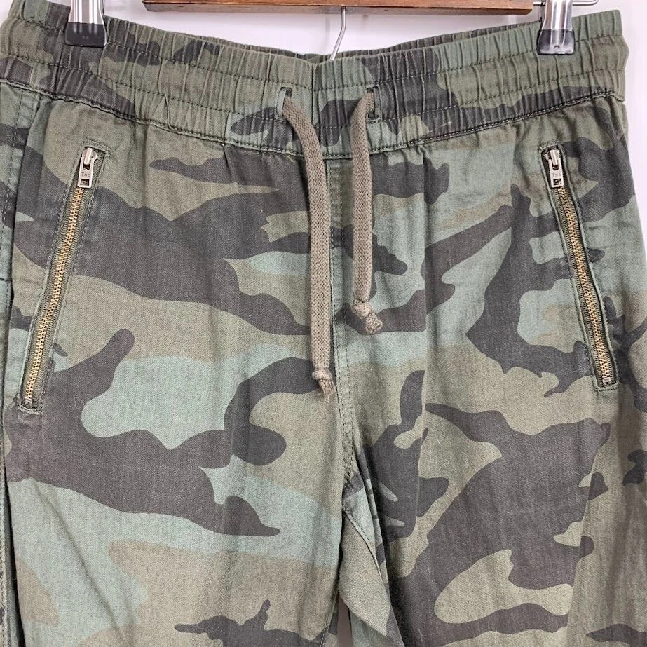 tna alix elastic waist front zippered pockets joggers