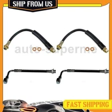 For Chevrolet Impala 5.7L 1994-1996 Front Rear Kit Brake Hose Line 4PCS