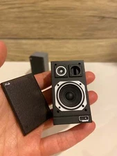1/12 speaker set dollhouse miniature stereo audio accessories