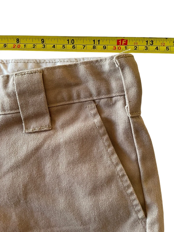 Pantalones Dickies Beige Tostado Marrón Calce Ajustado Niños Talla 10 24x24 Buen Estado Foto 4 de 4