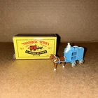 Matchbox Originals No. 7 Horse Drawn Milk Float Blue Moko Lesney 1992 Reissue