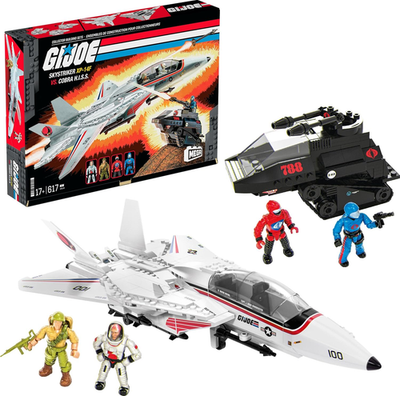 MEGA G.I. Joe Action Figures Building Toys, Skystriker XP-14F Vs