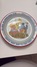 Vintage Sesame Street Muppets Melamine Farmer Plate