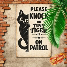 Funny Bathroom Welcome Metal Tin Sign 8x12 Retro Wall Art Decor