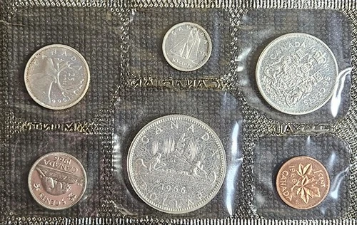 1966 Canada Silver Numismatic Set - Proof Like - Brilliant Uncirculated - OGP