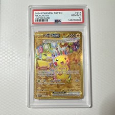 Pokemon Pikachu ex 247/191 Surging Sparks Hyper Rare Holo PSA 10 Cert 146258888