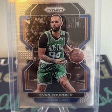 2021-22 Panini Prizm Evan Fournier No. 153 New York Knicks Basketball Card