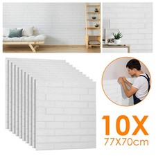 10-50x 3D Tapete Wandaufkleber 77x70cm Wasser...