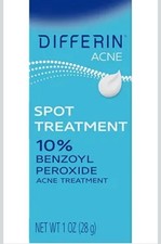 Differin Acne Spot Treatment, Max Strength, 10 Benzoyl Peroxide, 1oz