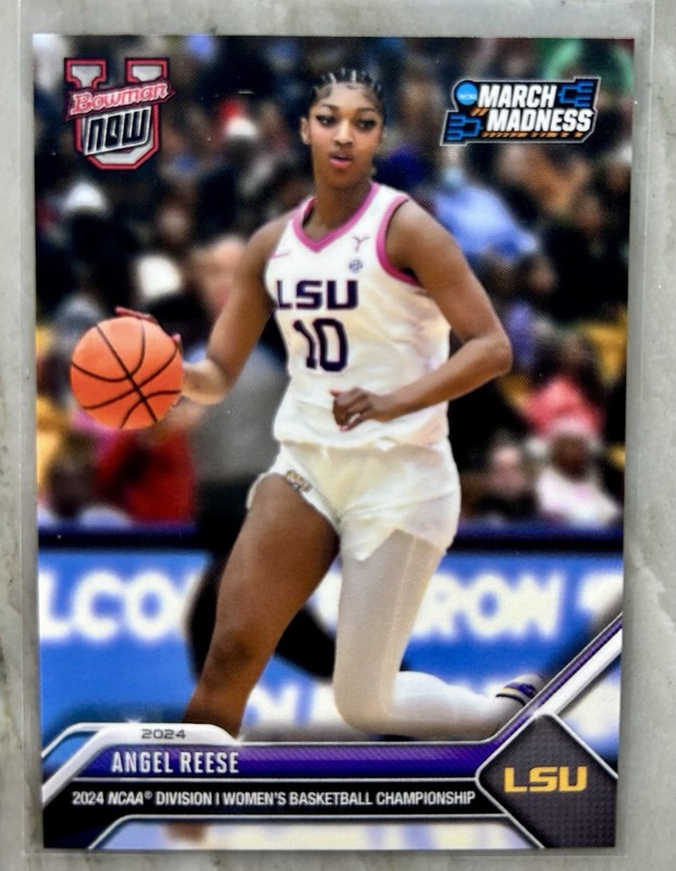 2024 Bowman University Now March Madness #11 Angel Reese - LSU - MINT