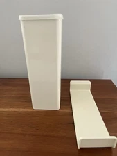 Tupperware Velveeta Block Cheese Keeper Container Holder USA 3 Pc Set Vintage