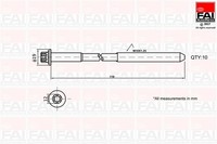 NEU - FAI Autoparts B1321 Zylinderkopfschraubensatz FüR Alfa Romeo Chevrolet