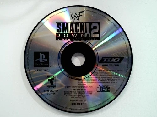 WWF SmackDown! 2: Know Your Role PlayStation Video Game Wrestling Multiplayer