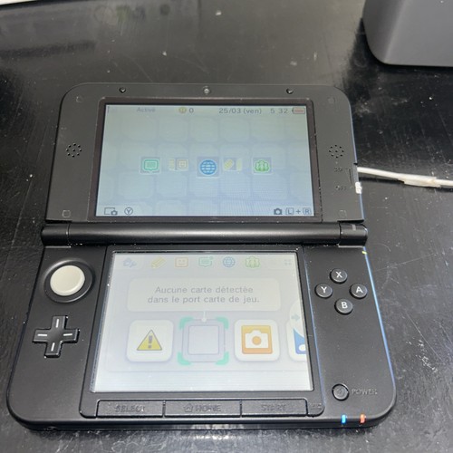 NINTENDO 3DS XL GRISE SILVER BLACK TRES BON ETAT / EN BOÎTE / COMPLET - Imagen 20 de 21