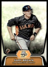 2012 Bowman Platinum Prospects Gary Brown San Francisco Giants #BPP6
