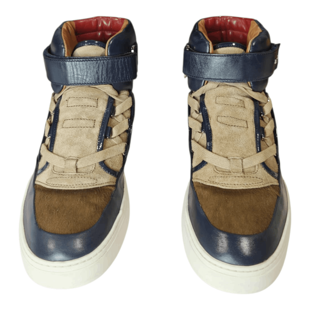 BALLY Leather Calf High-Top Sneaker Size 9D | eBay display picture 1