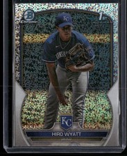 2023 Bowman Draft #BDC-80 Hiro Wyatt Chrome Sparkle Refractor