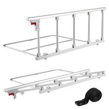 Uimoso 48 in Foldable Bed Rail for Seniors with Adjustable Height  Fixing Strap