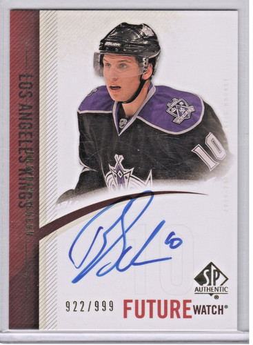 Brayden Schenn [Autograph] #277 2010 SP Authentic card