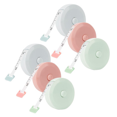 Massband Körper Einziehbares Maßband Körper Schneidermaßband,6PCS 60inch/150cm W
