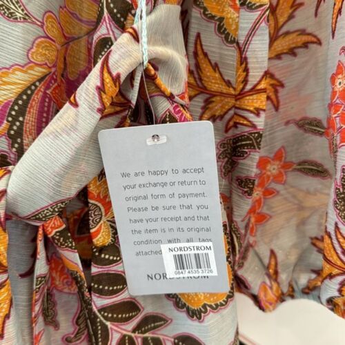 Vestido Julia Jordan con Volantes Cuello Simulado Manga Larga Corbata Cintura Talla 16 - Imagen 3 de 5