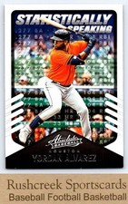 2022 Panini Absolute #SS-7 Yordan Alvarez Statistically Speaking Retail