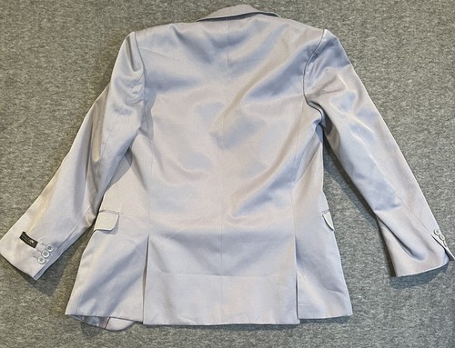 Sahara Club Boys Size 18 Grey Silver Blazer Suit Jacket Coat Wedding Formal - Picture 12 of 12