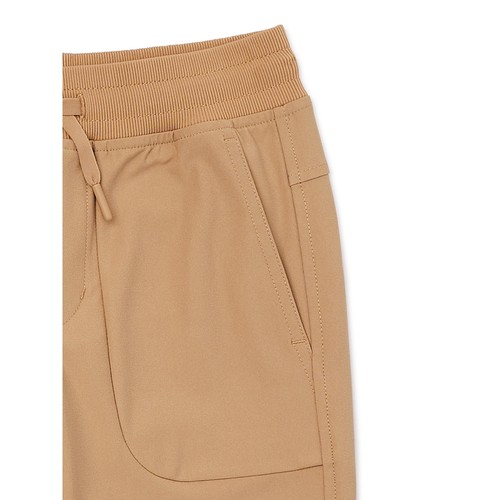 Wonder Nation Boys Active Stretch Woven Jogger Pants, Size S (6-7) Urban Khaki - Picture 2 of 3