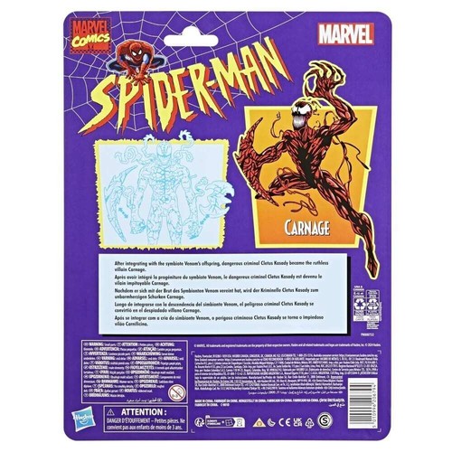 Marvel Legends Spider-Man Retro Carnage figure EXCLUSIVE PRE-ORDER Expedited - Picture 9 of 9