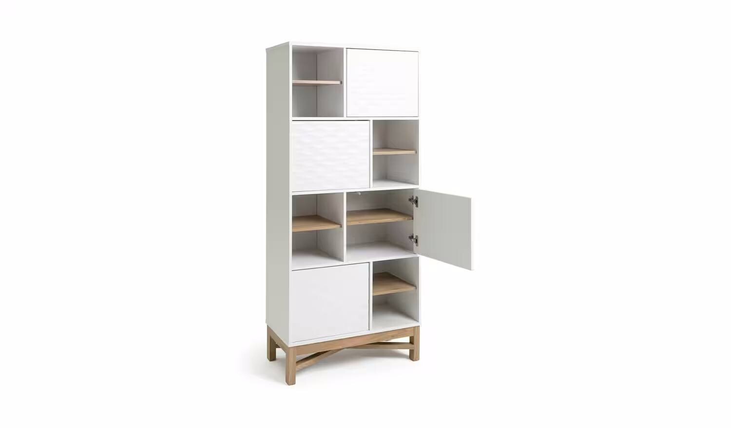 Habitat Zander Tall Shelving Unit Two Tone eBay